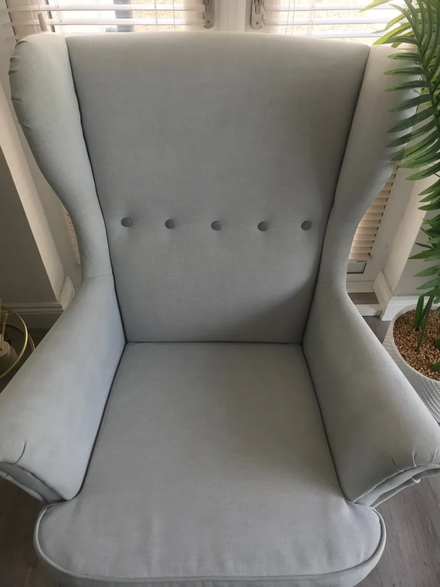 Strandmon Ikea Grey armchair - Image 2