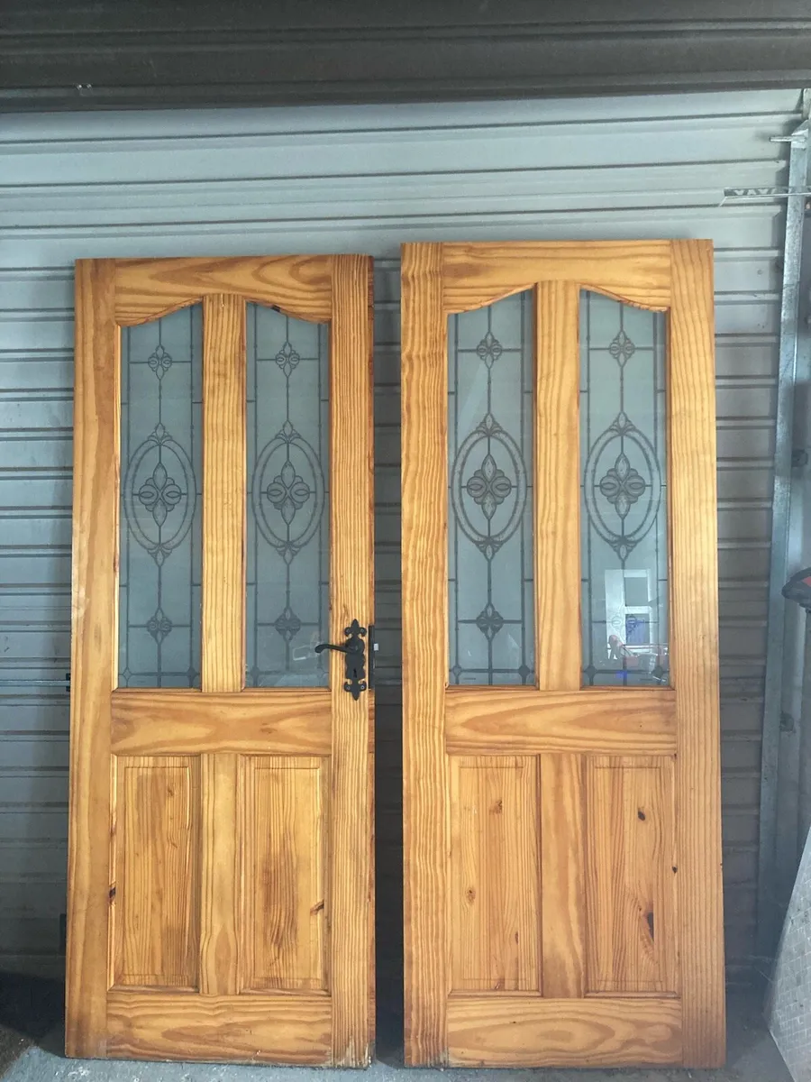 Solid Pine Double Doors
