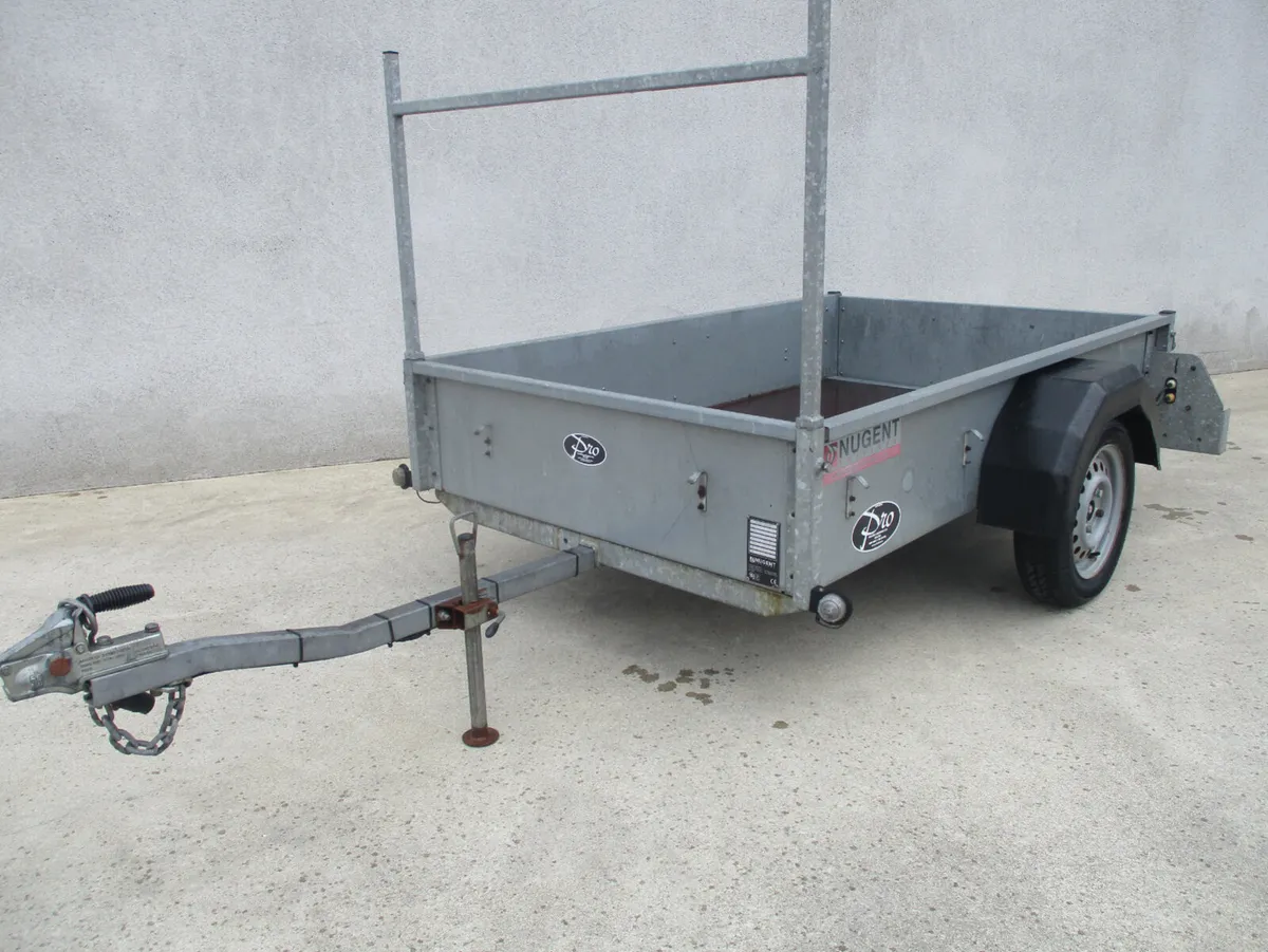 Nugent utility trailer 6 ft 8 x 4 ft - Image 1
