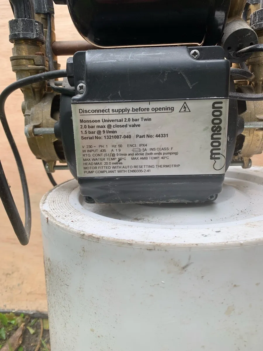 Monsoon Shower pump - Image 1