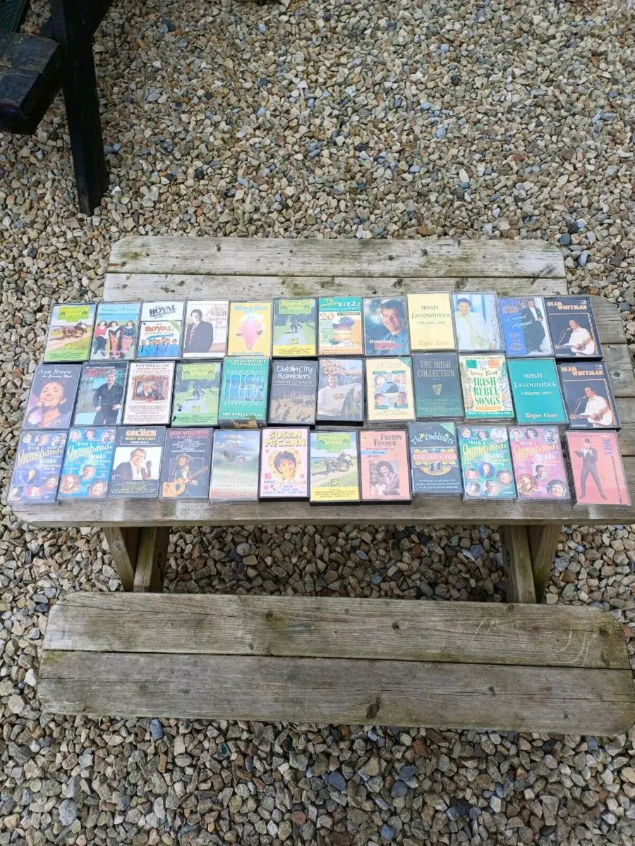 Collection of Vintage Irish Music Cassettes - Image 1