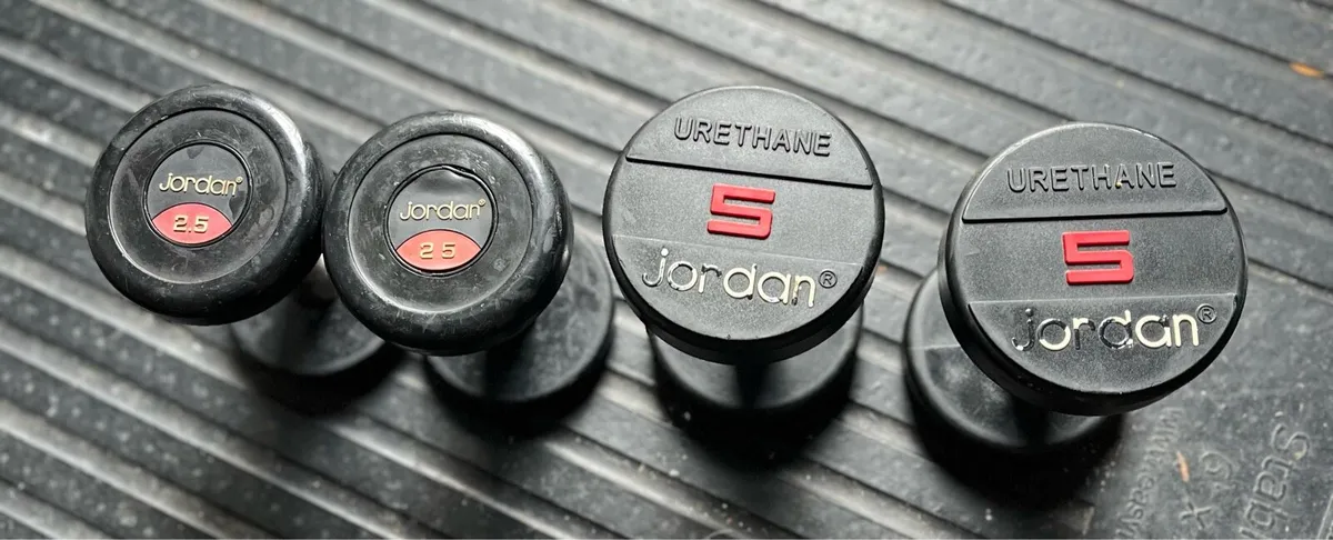 2.5kg - 5kg jordan Dumbbells - Image 2