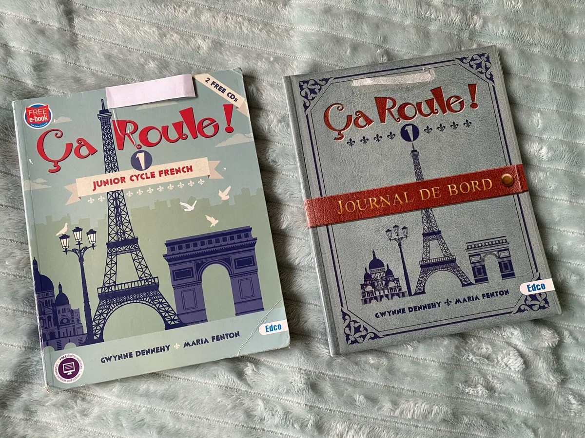 Junior Cycle French Ca Roule 1  text & Work book - Image 1