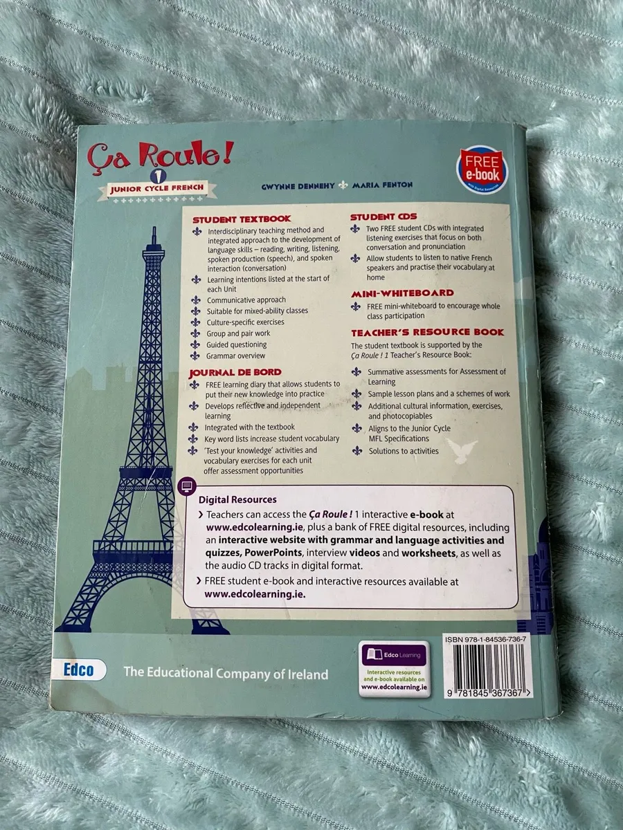 Junior Cycle French Ca Roule 1  text & Work book - Image 3
