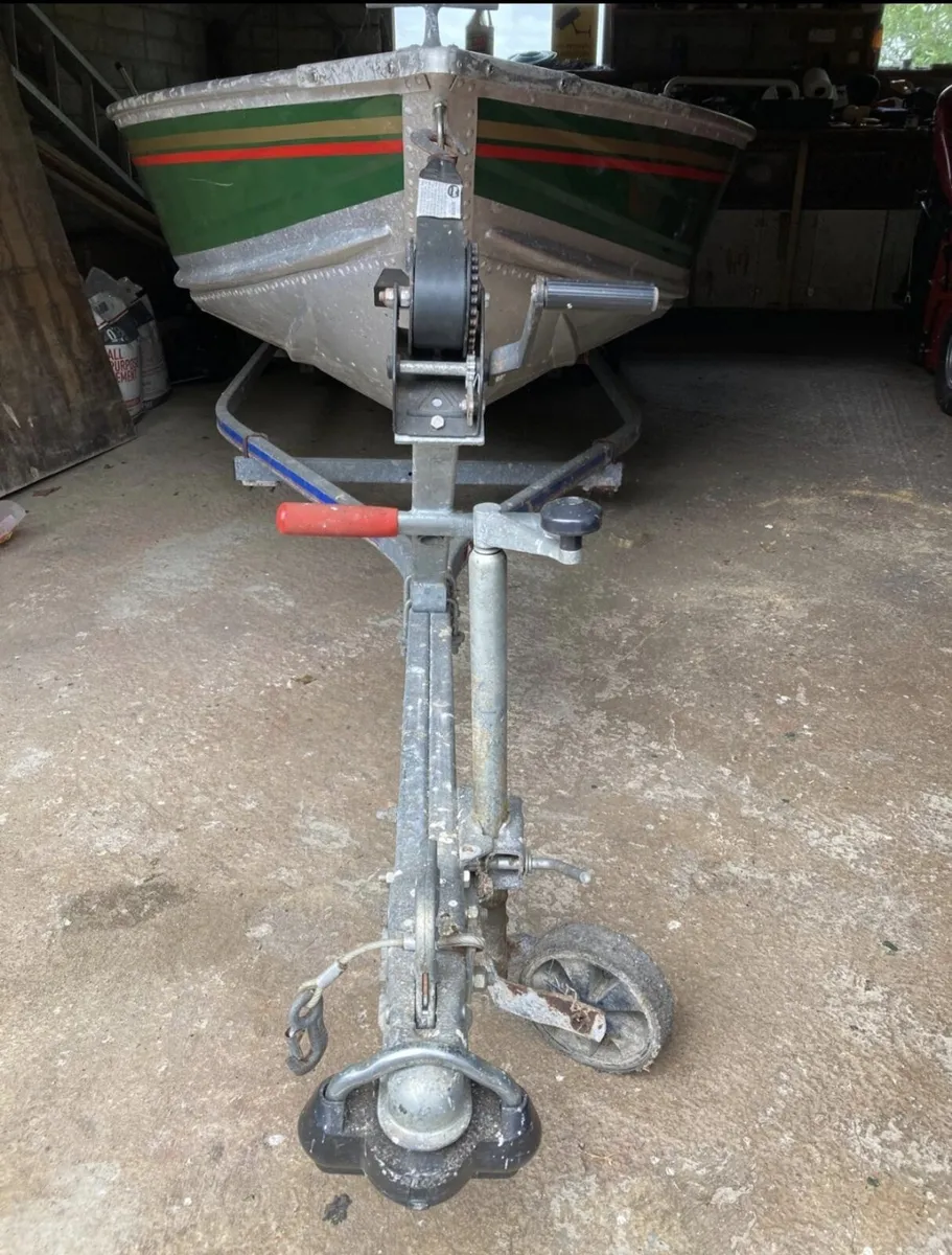 14ft Aluminum River Boat - Honda Motor & Trailer - Image 3
