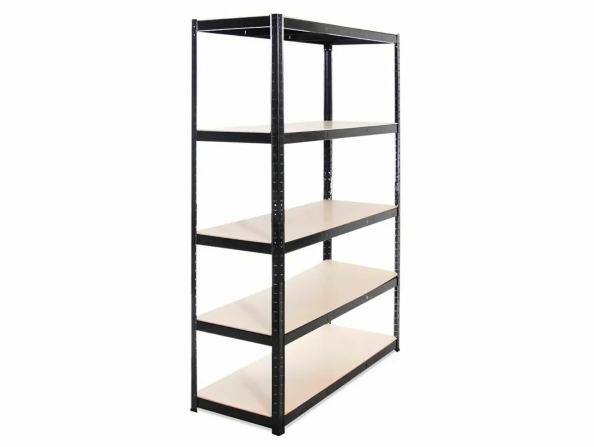 Brand new 5 teir black boltless shelving - Image 3