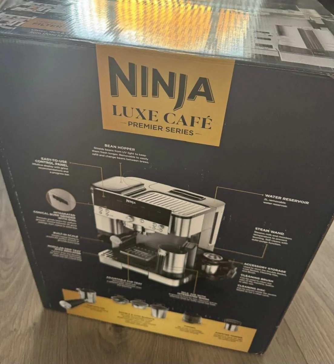 Ninja luxe coffee machine (brand new) - Image 1