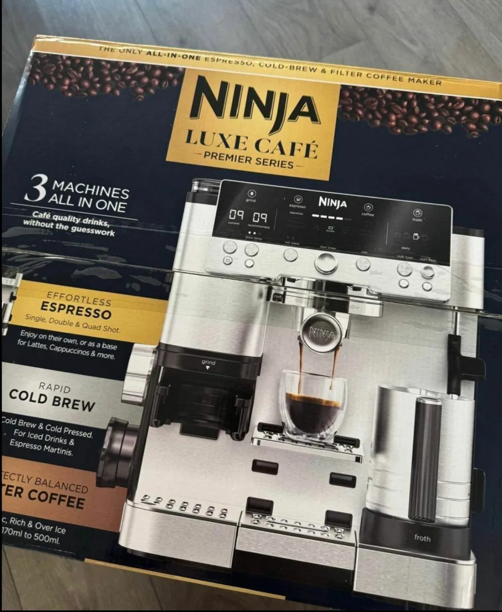 Ninja luxe coffee machine (brand new) - Image 2