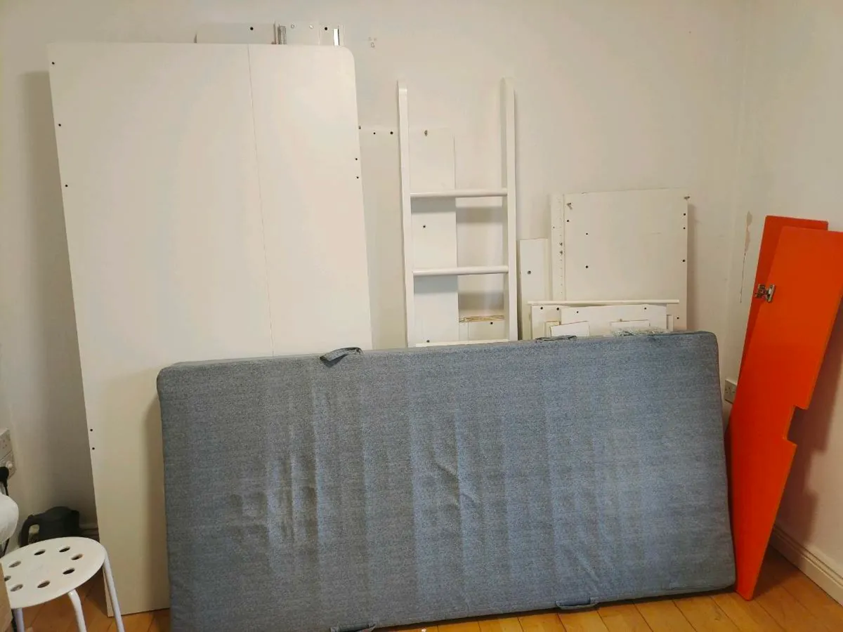 IKEA loft bed with VADSO mattress - Image 4
