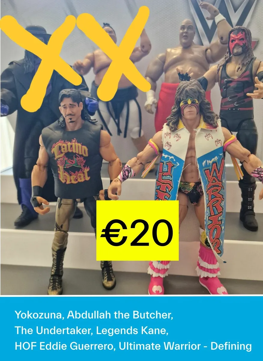 WWE Mattel Elite Wrestling Figures Legends - Image 1