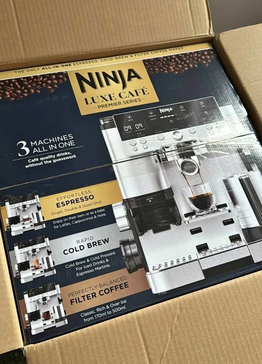 Ninja luxe coffee machine (brand new) - Image 4