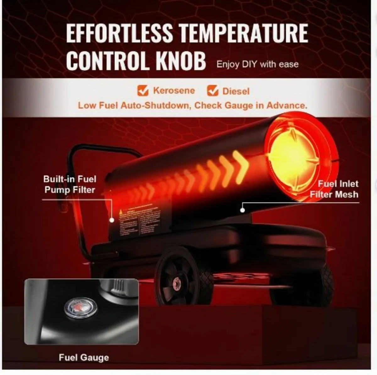 70000Btu Kerosene/Diesel Forced Air - Image 2