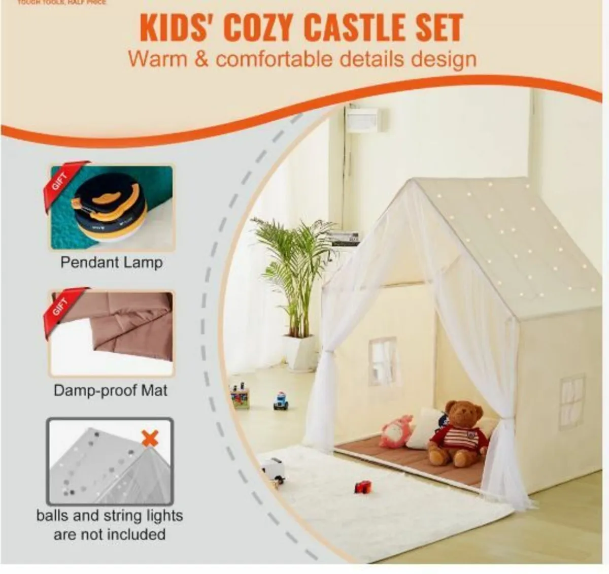 Kids Play Tent Kids Tent for 1-5 Years old - Image 3