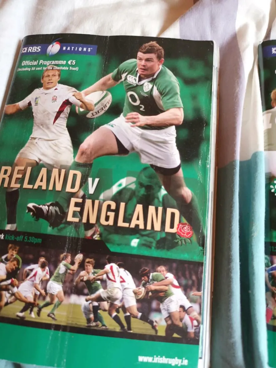Ireland rugby official programmes - Image 2