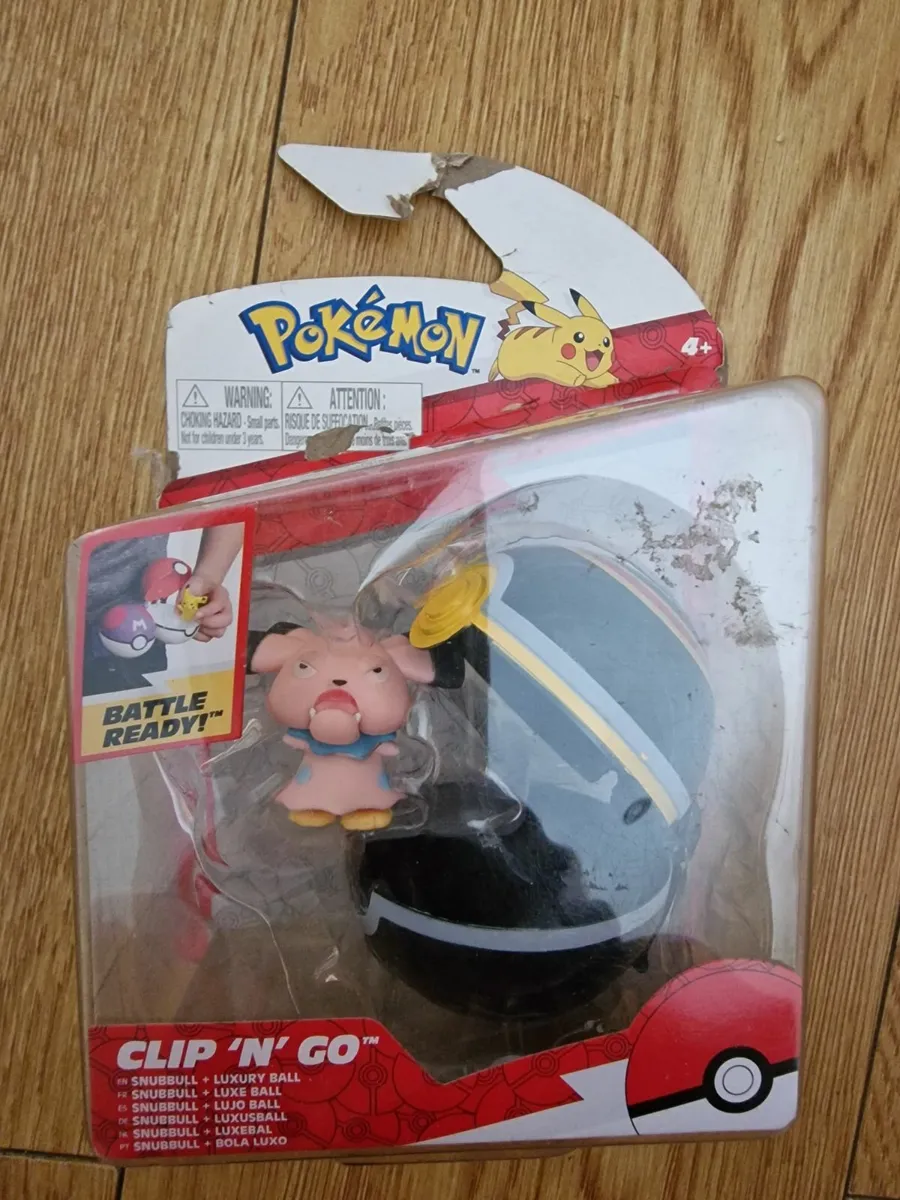 Pokemon Clip N Go Snubbull and Luxury Ball - Image 1