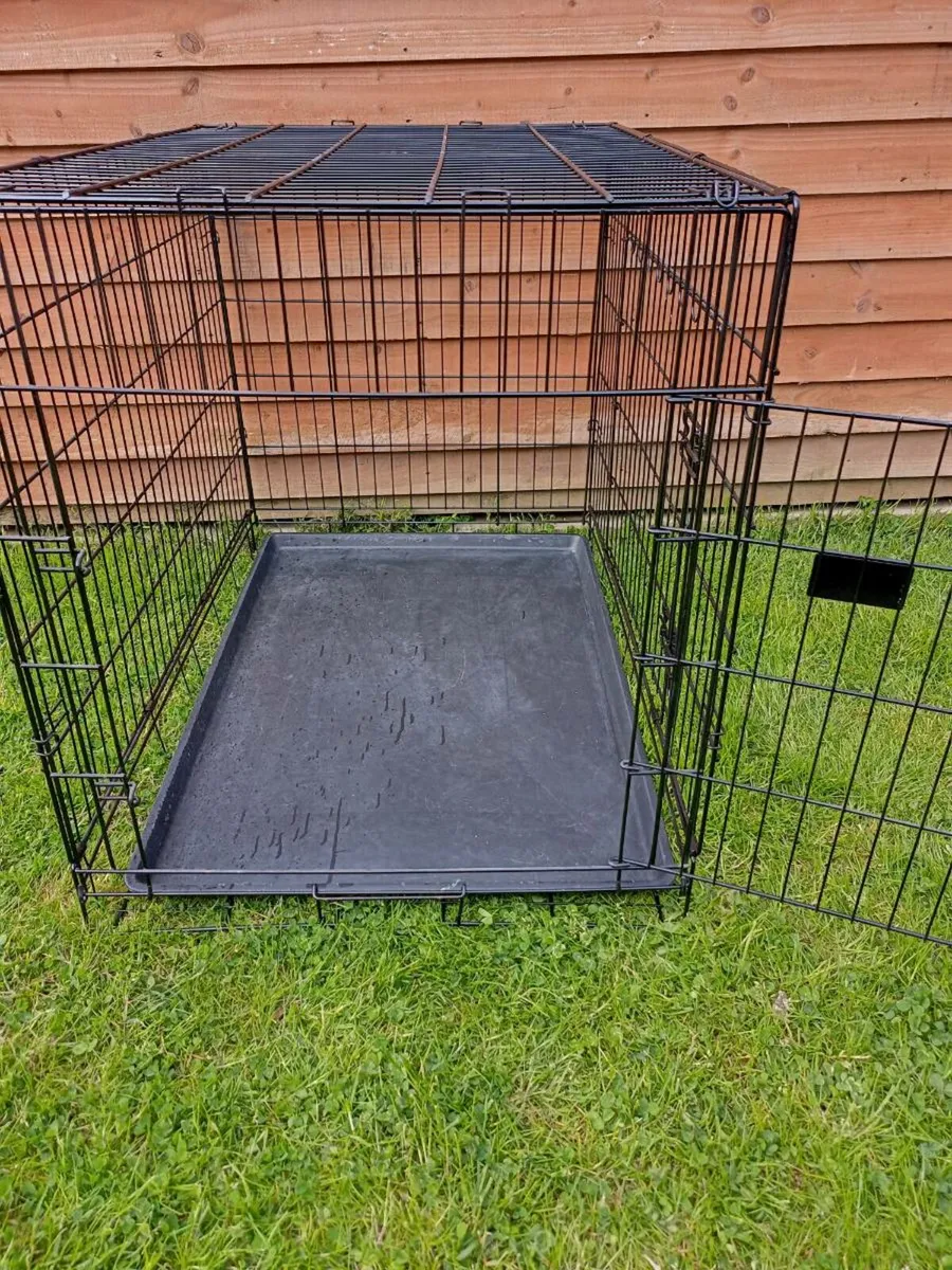 Large dog travel cage. - Image 4