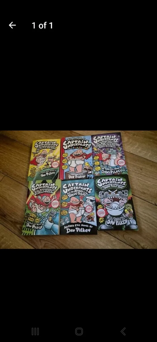 Captain underpants books