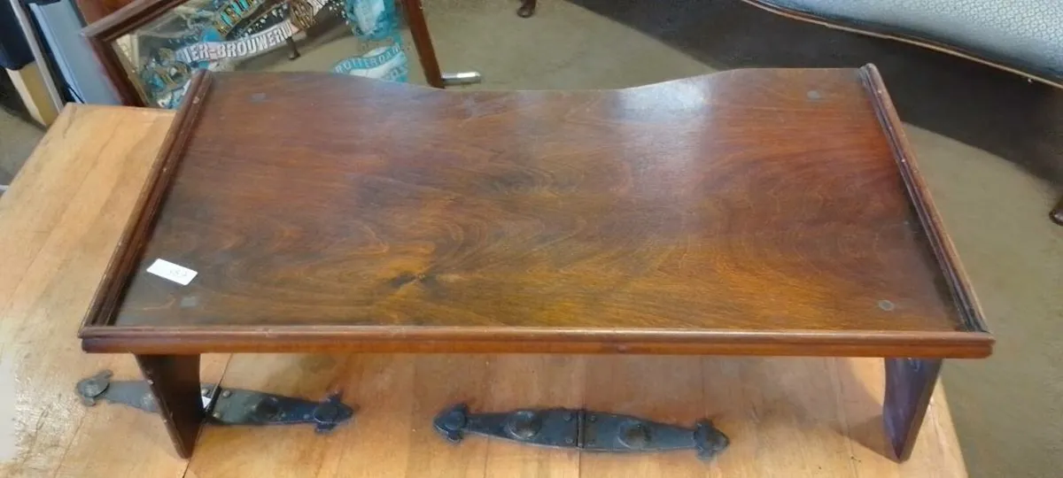 Antique Fold Out Bed Tray - Image 2