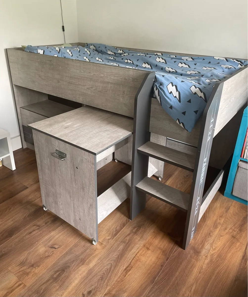 Kids mid sleeper single bed - Image 2