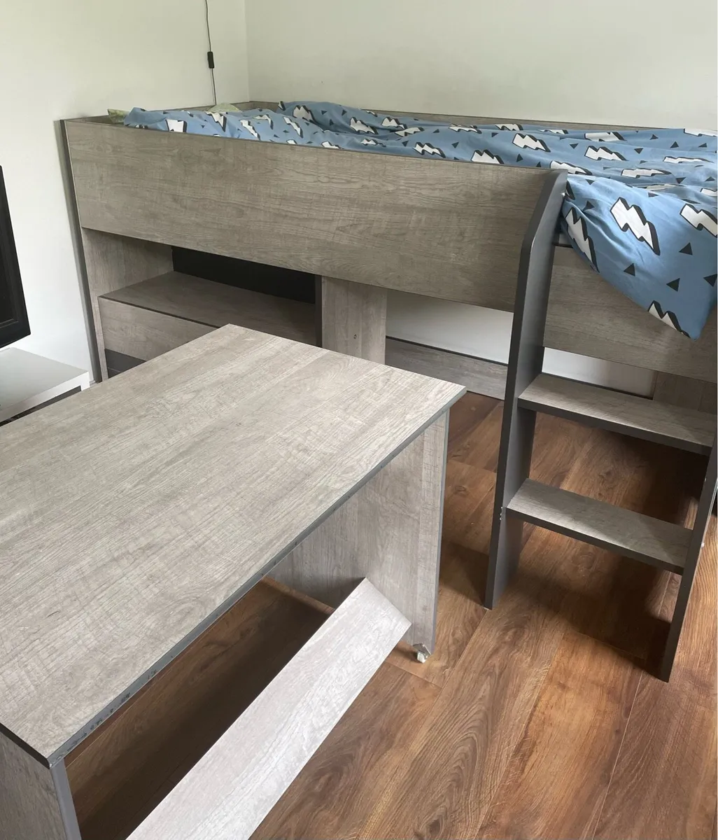 Kids mid sleeper single bed - Image 3