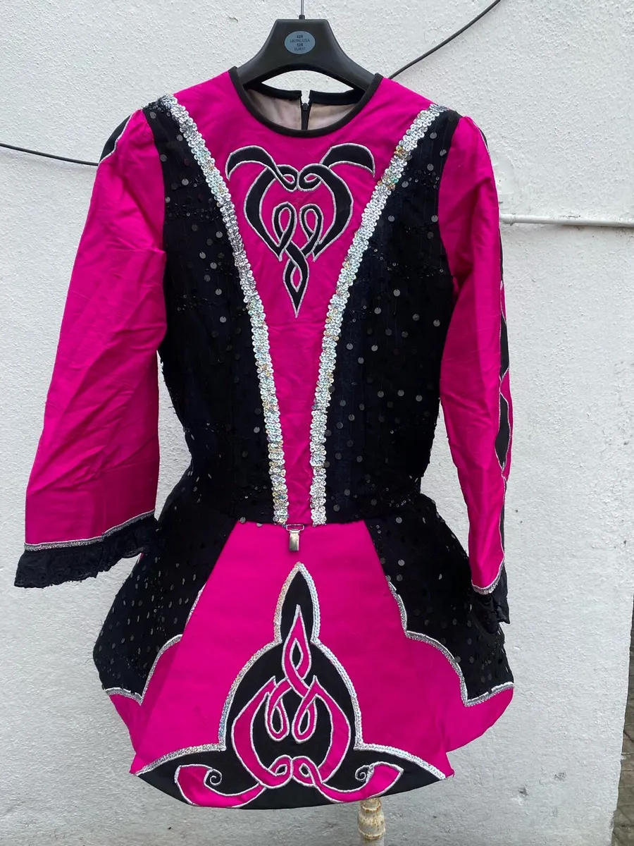 Irish Dancing Dress with Dance Bag - Image 1