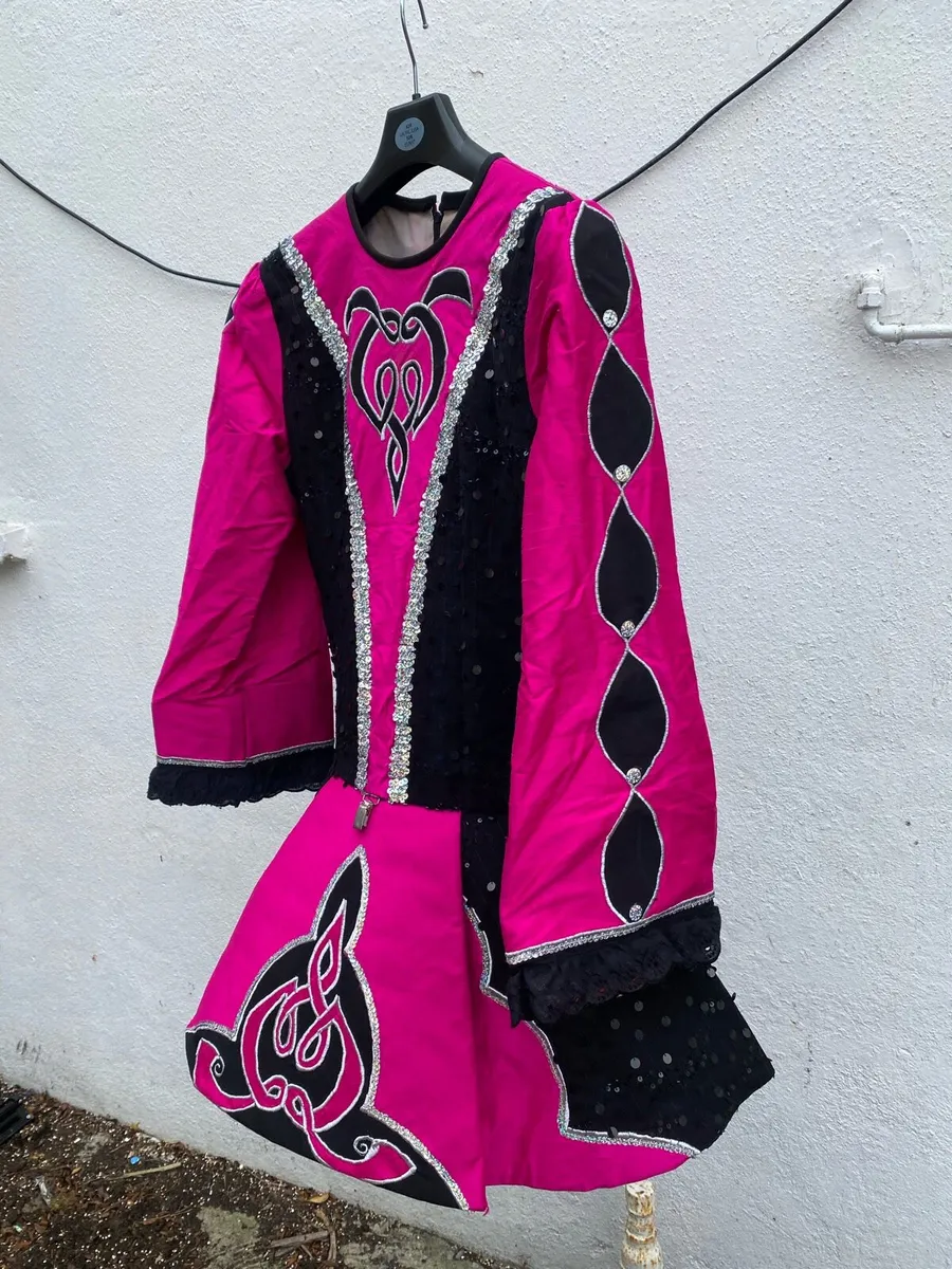 Irish Dancing Dress with Dance Bag - Image 2