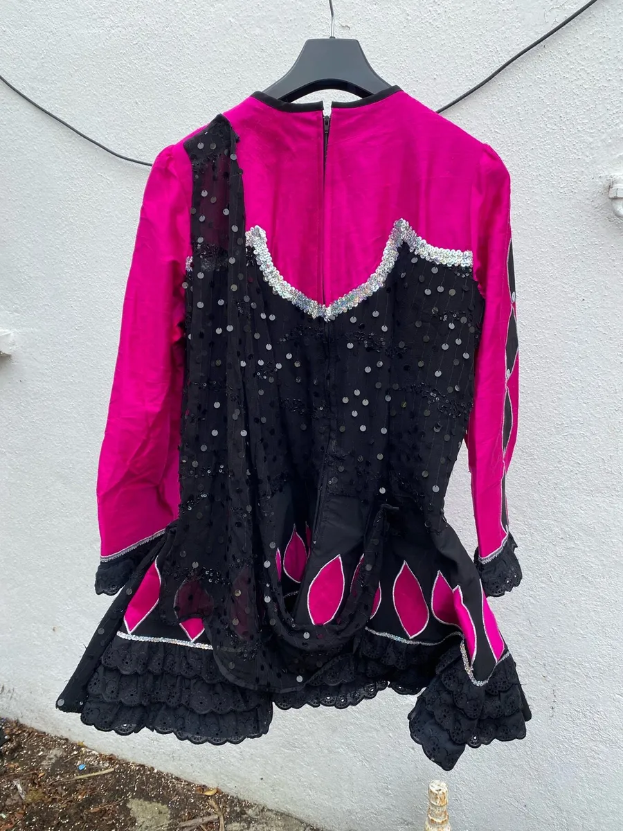 Irish Dancing Dress with Dance Bag - Image 3