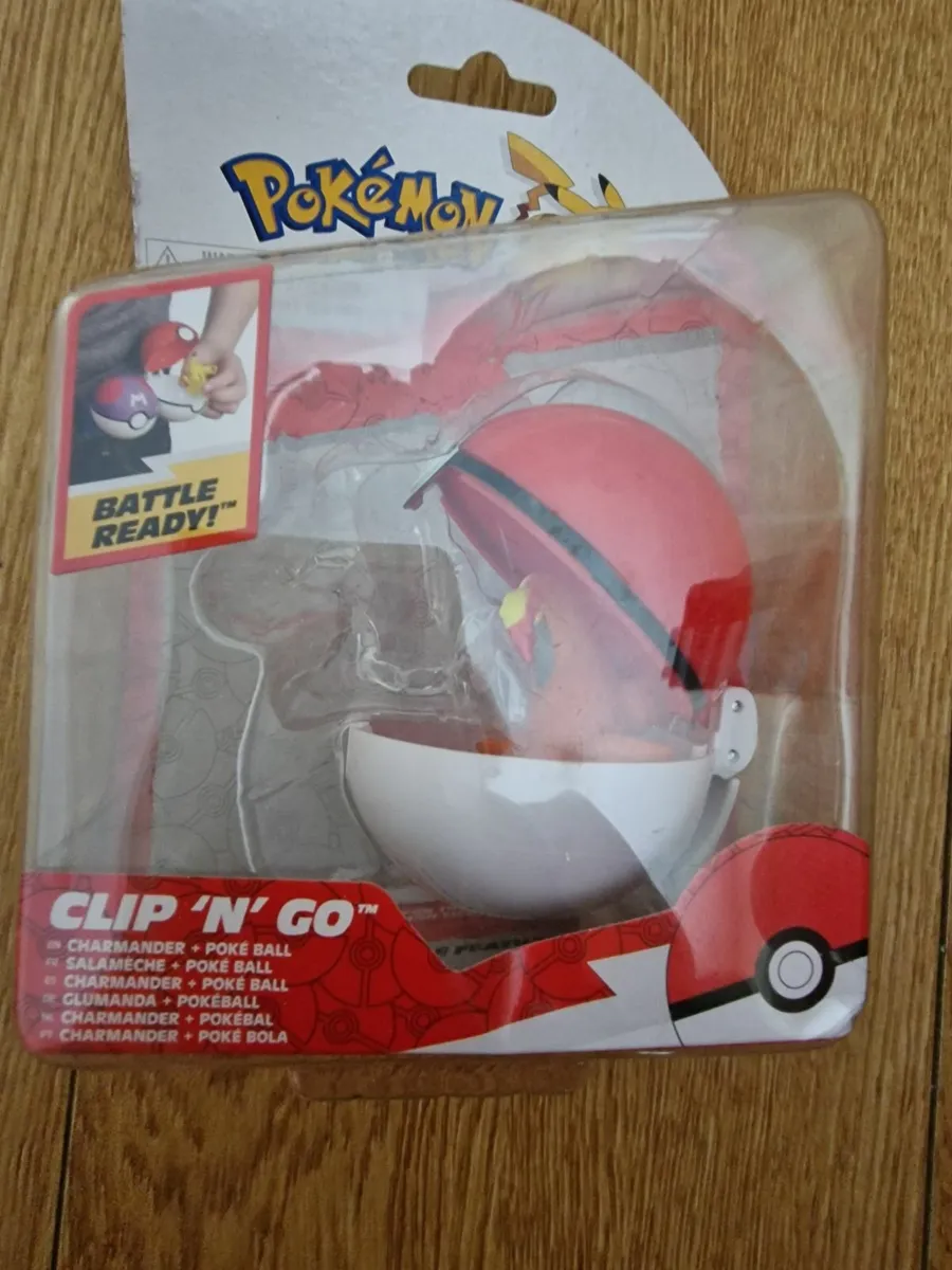 Pokémon Clip 'N' Go Charmander & Heavy Poké Ball - Image 1