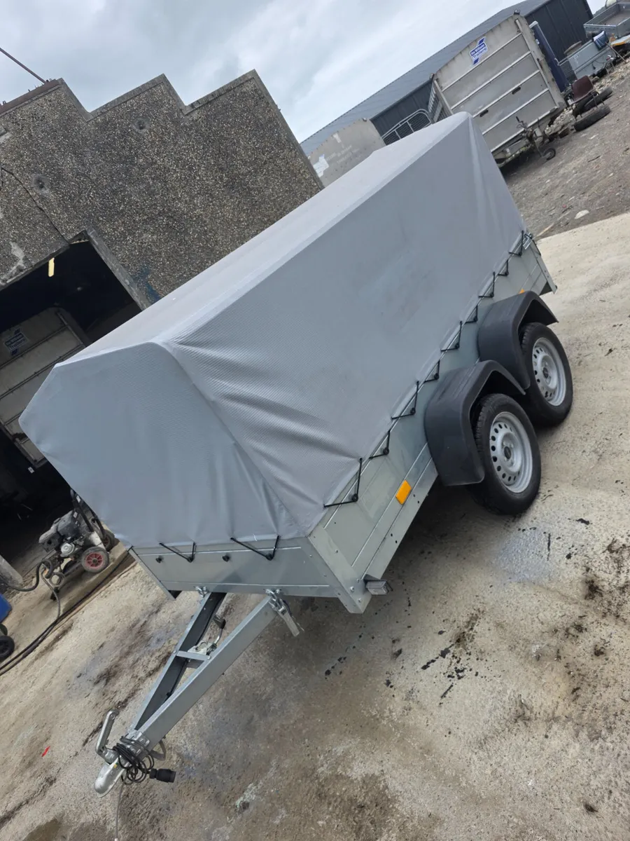 9x4ft 2 car trailer  with cover - Image 2