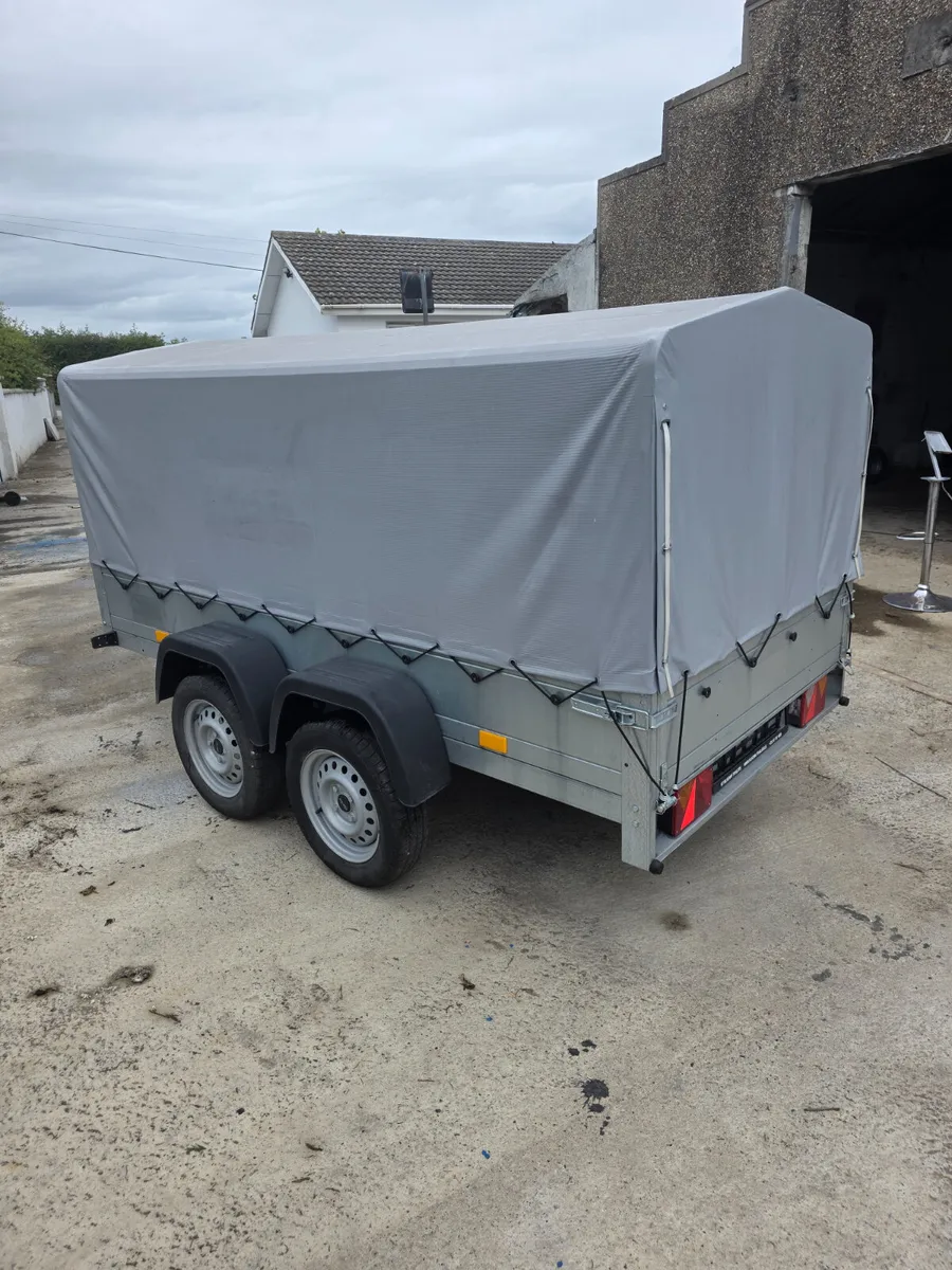 9x4ft 2 car trailer  with cover - Image 3