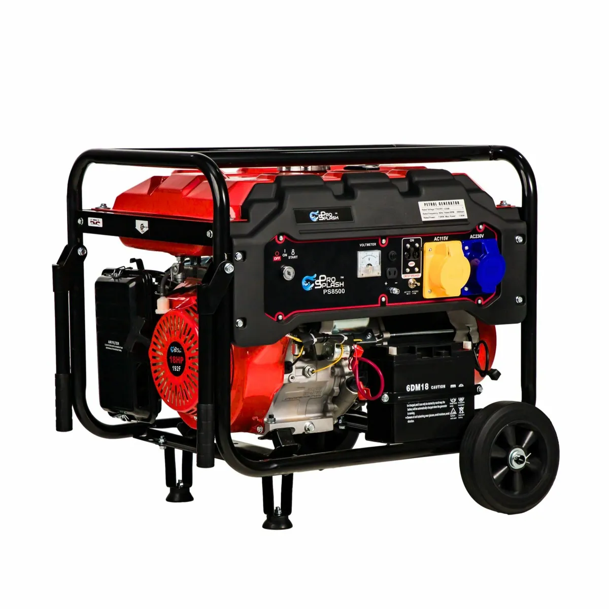 7500W Petrol Generator 25L Fuel Tank Key Start - Image 1