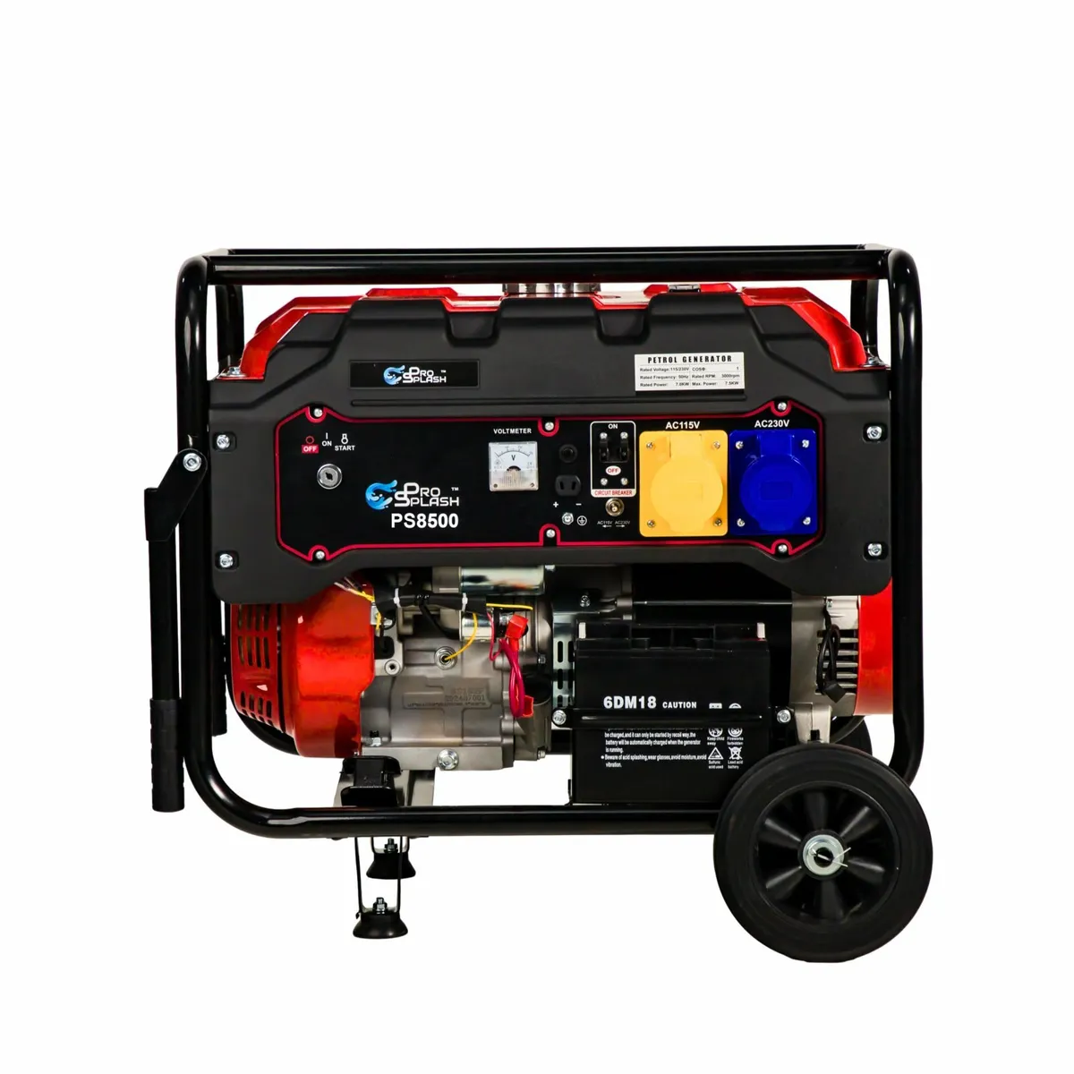 7500W Petrol Generator 25L Fuel Tank Key Start - Image 2