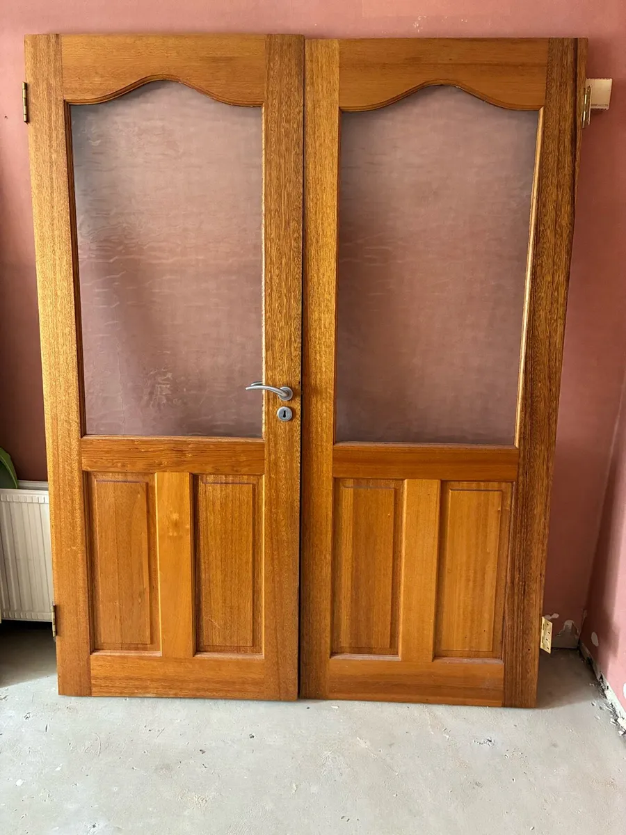 Double doors half glazed - Image 2