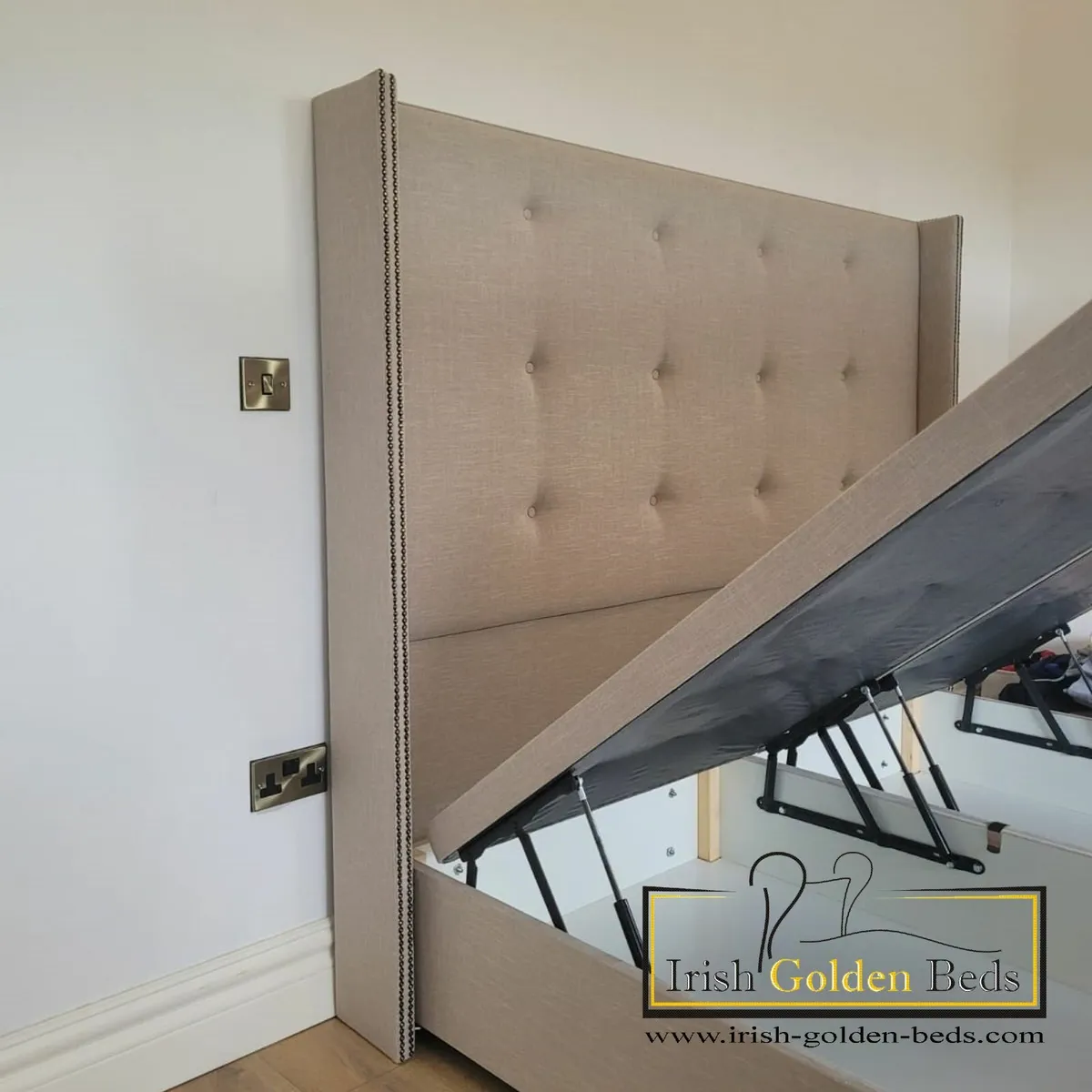 bed frame and headboard, free delivery - Image 2