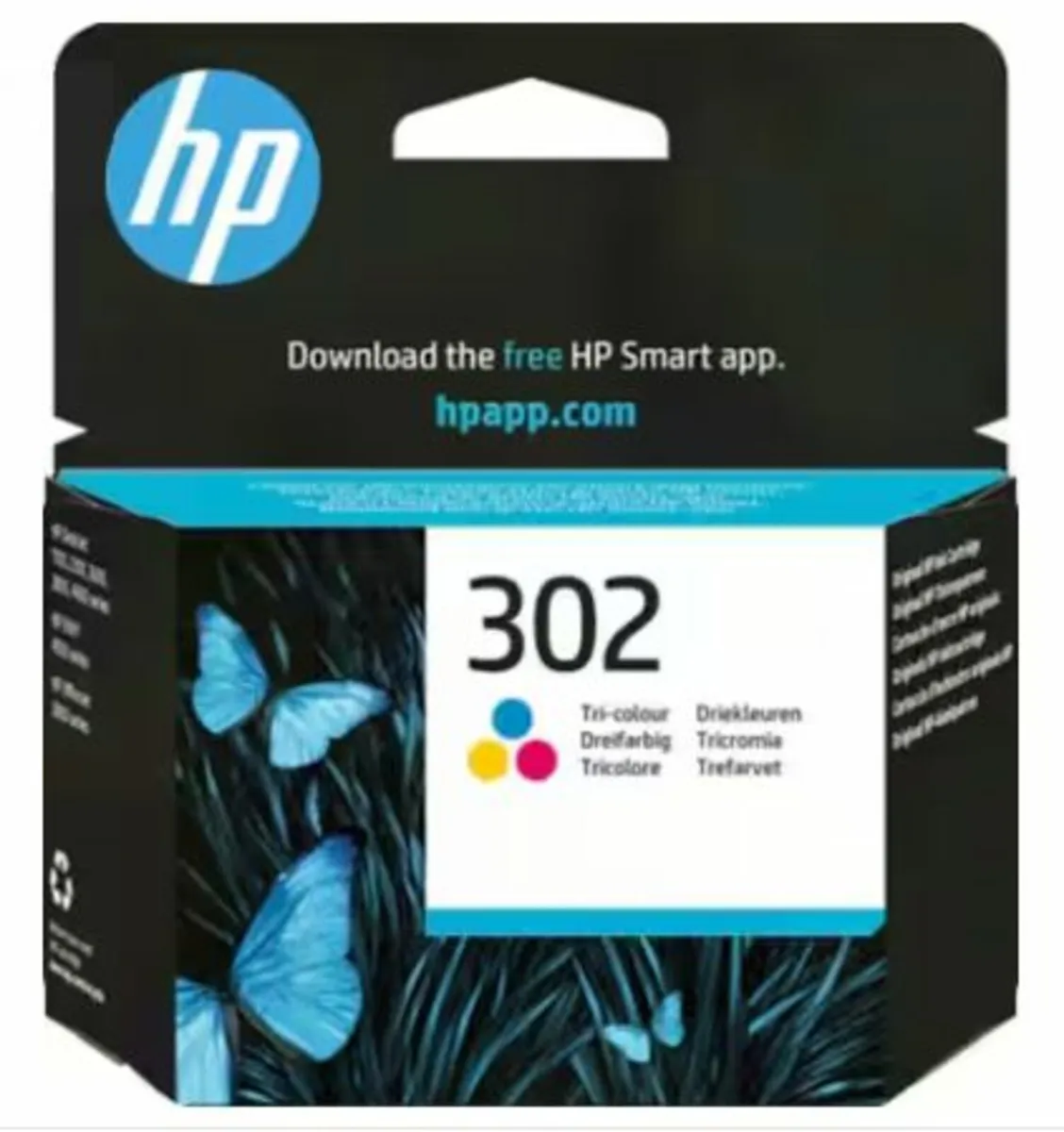 2 NEW HP 302 Ink Cartridges, 1 Black, 1 Colour - Image 2