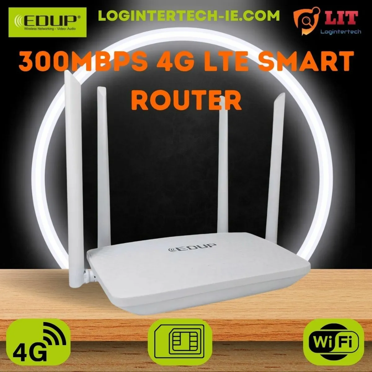 4G WiFi Sim Card Dongle Internet Modem Unlocked - Image 1
