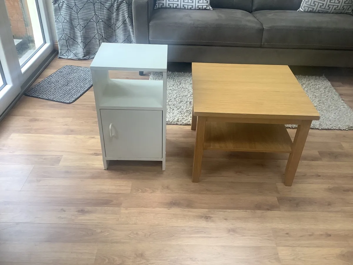 Locker and coffee table
