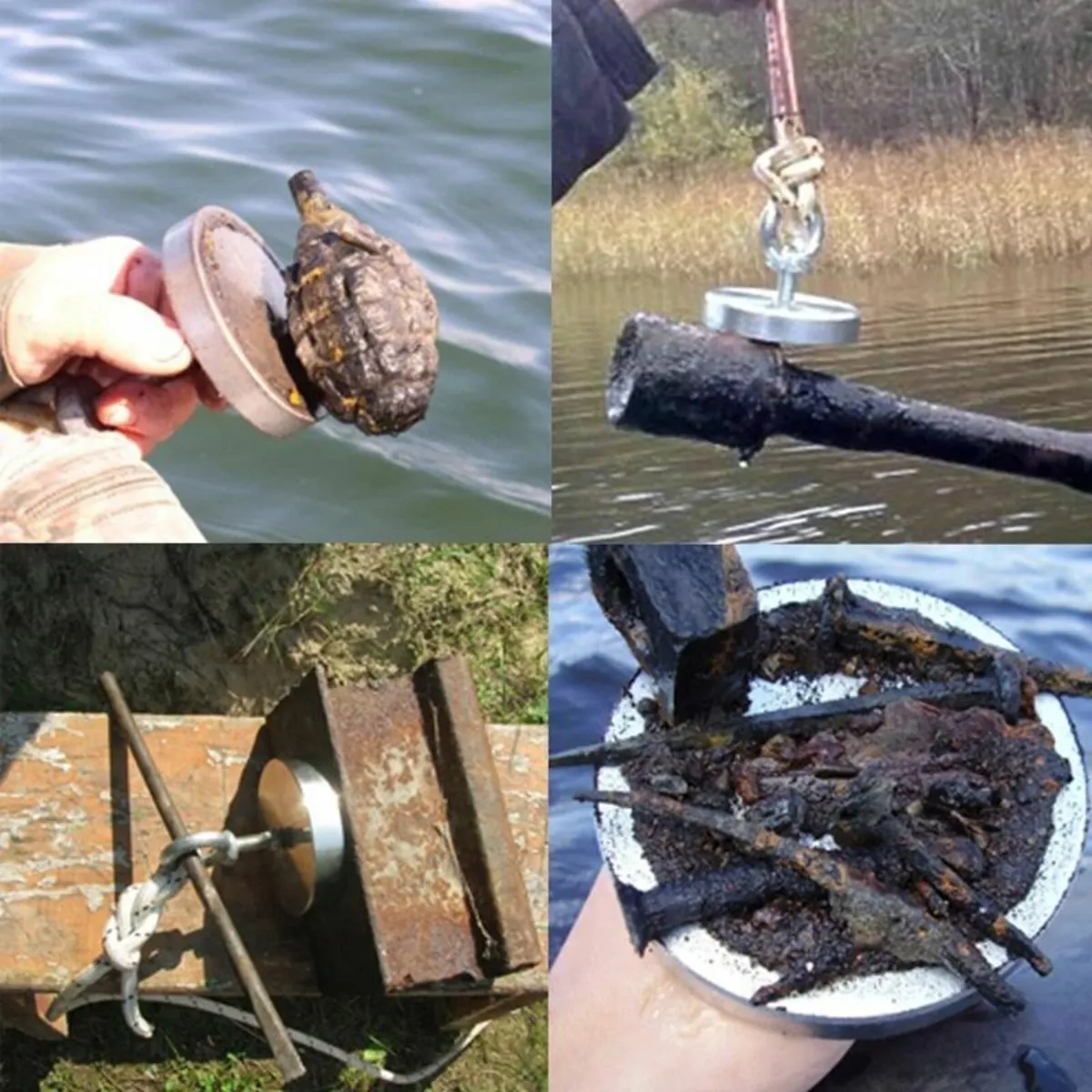 Double Sided Magnet fishing Kit D75mm Full Set - Image 2