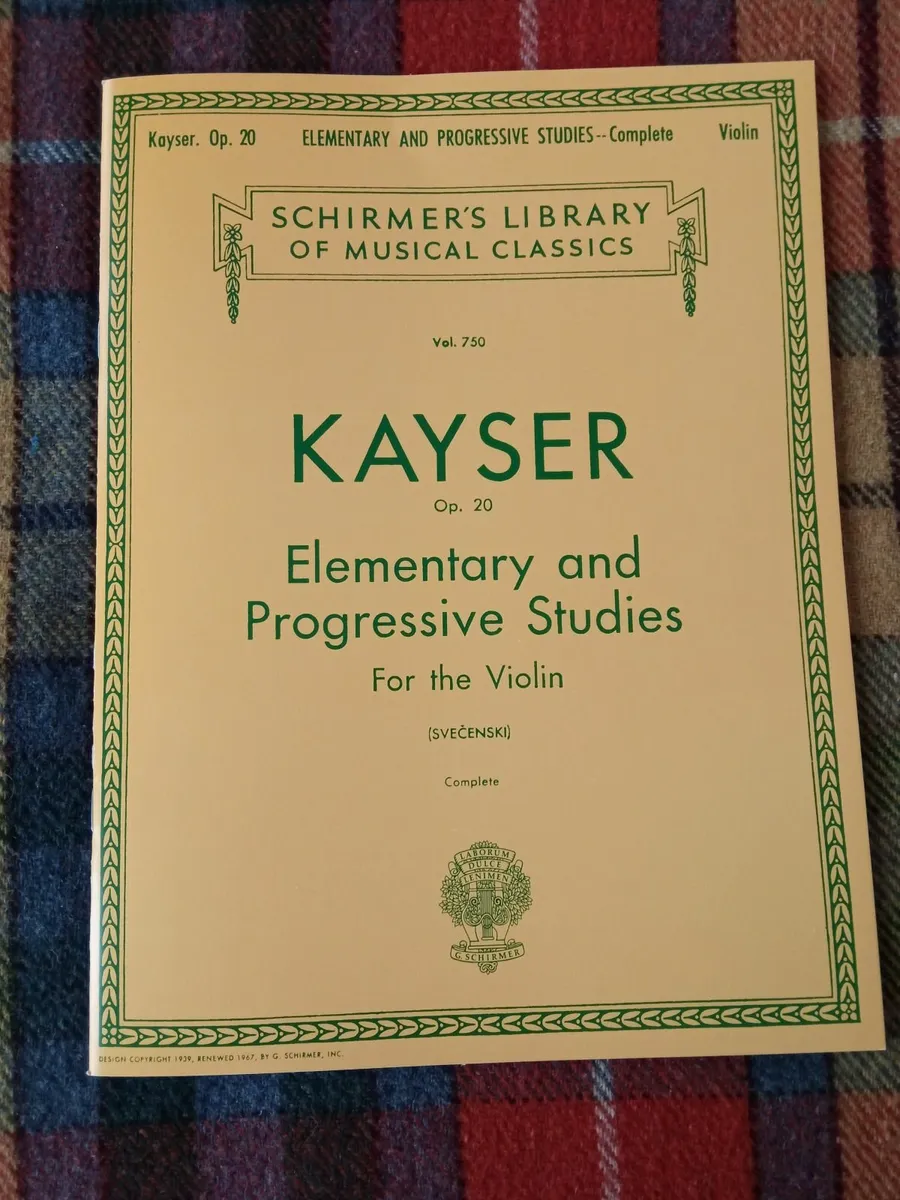 Violin Book - 36 Elementary & Progressive Studies, - Image 1