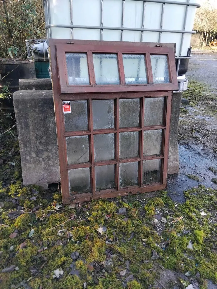Teak window - Image 1