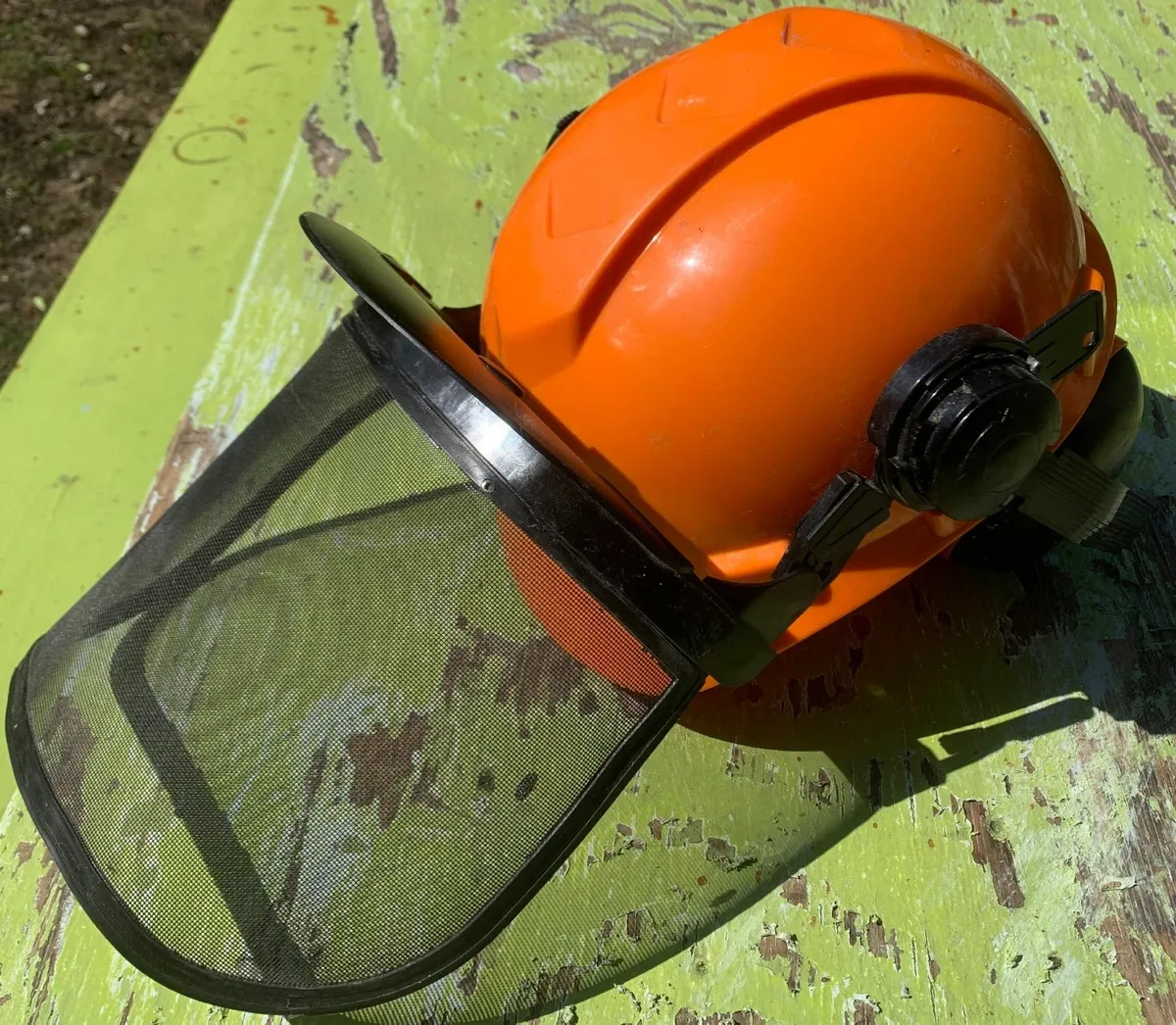 Safety Helmet with Ear Defenders & Visor - Image 1