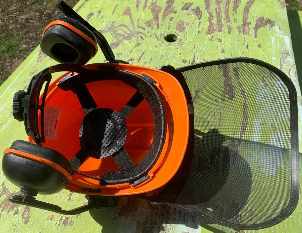 Safety Helmet with Ear Defenders & Visor - Image 3