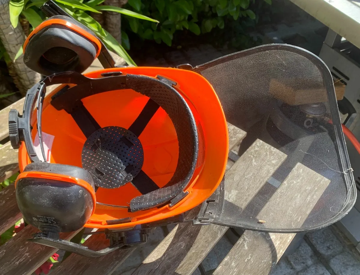 Safety Helmet with Ear Defenders & Visor - Image 4