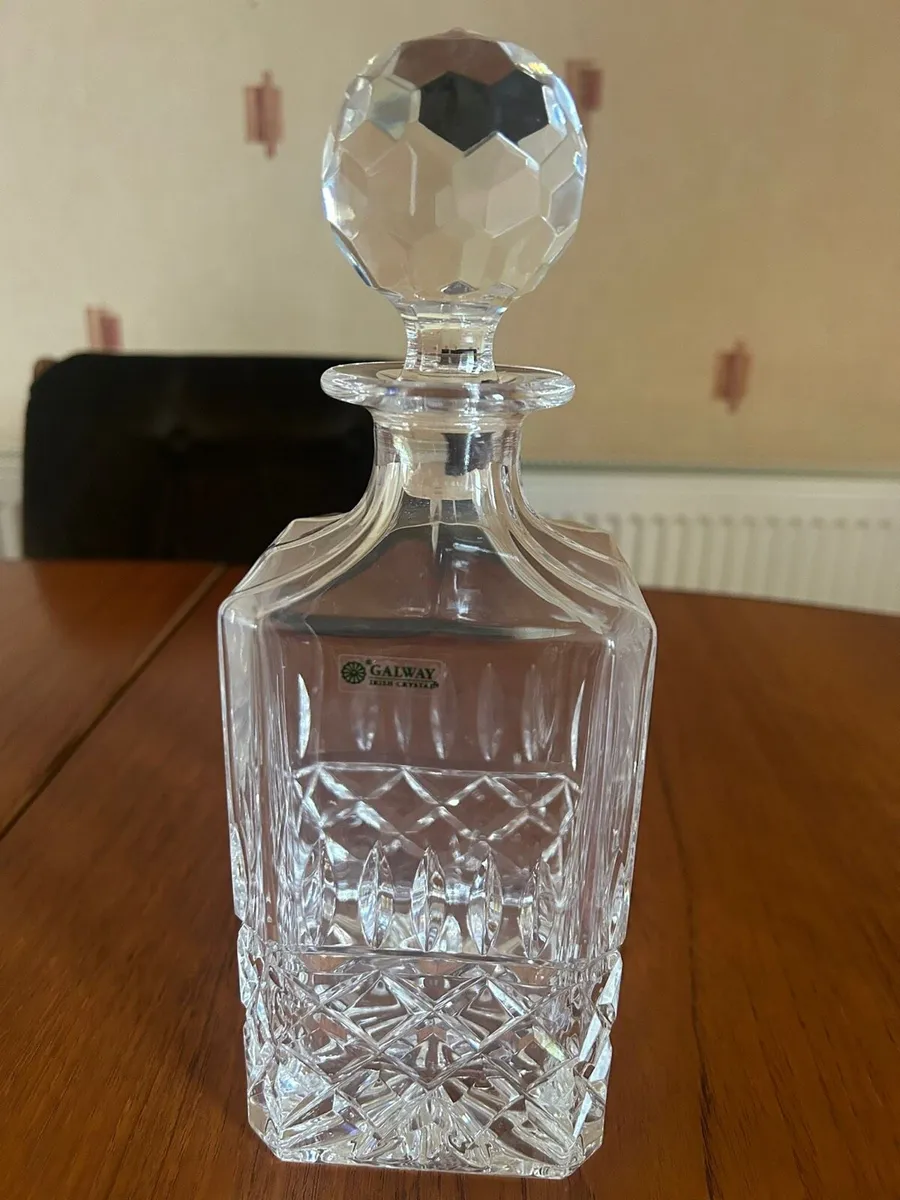 Galway crystal decanter and tumbler glasses - Image 2