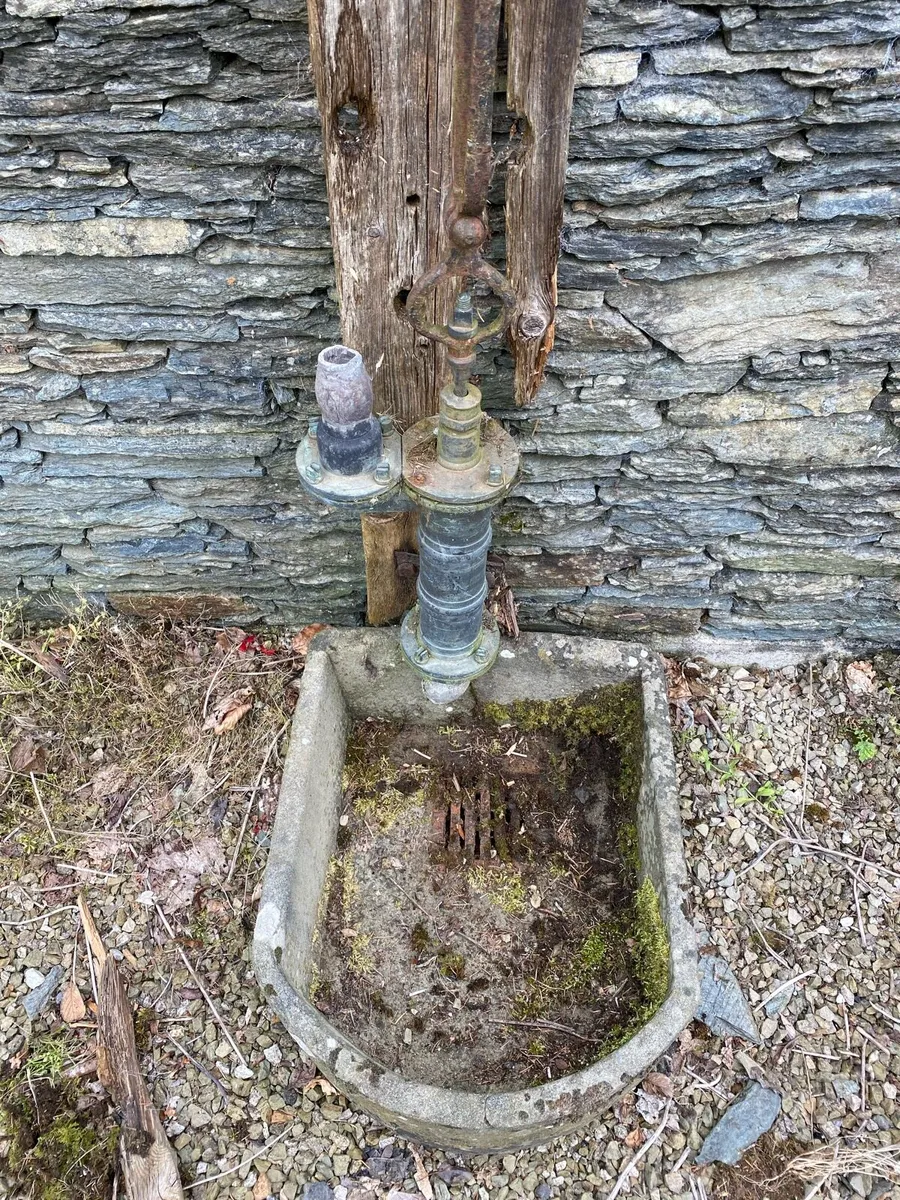Water pump and sandstone trough - Image 3