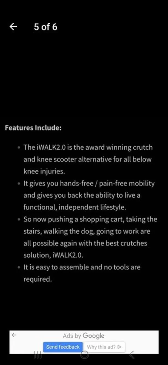Knee Walker - Crutches and knee scooter alternative - Image 2