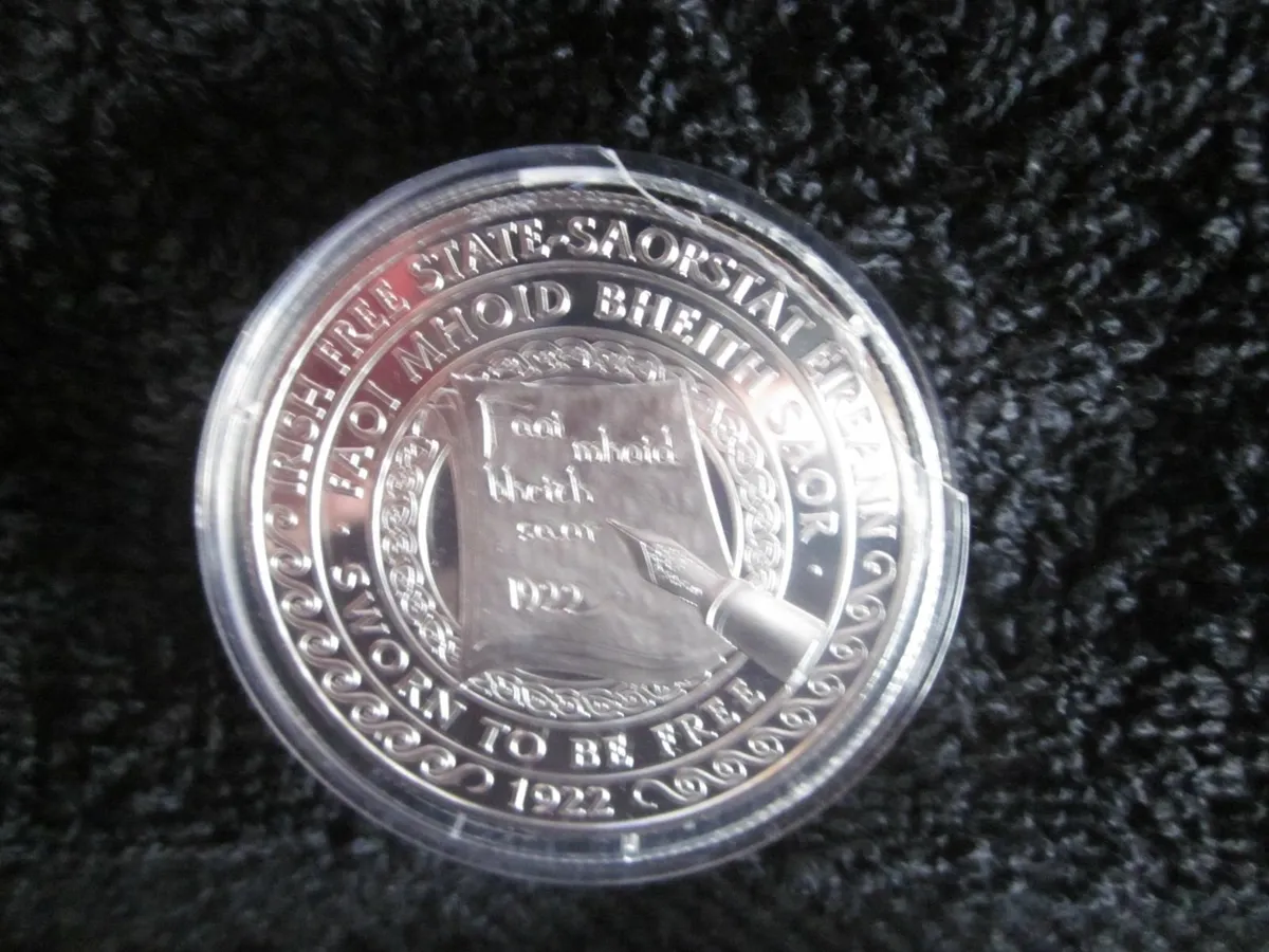1922 Padraig Pearse  Easter Rising  Silver Medal - Image 2