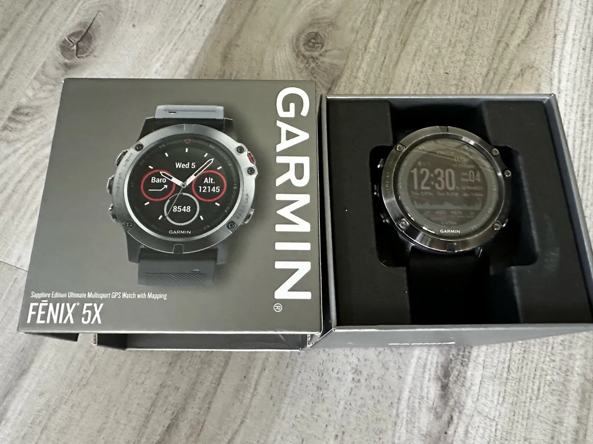 Garmin Fenix 5X Plus Watch (Sapphire GPS 51mm) - Image 1