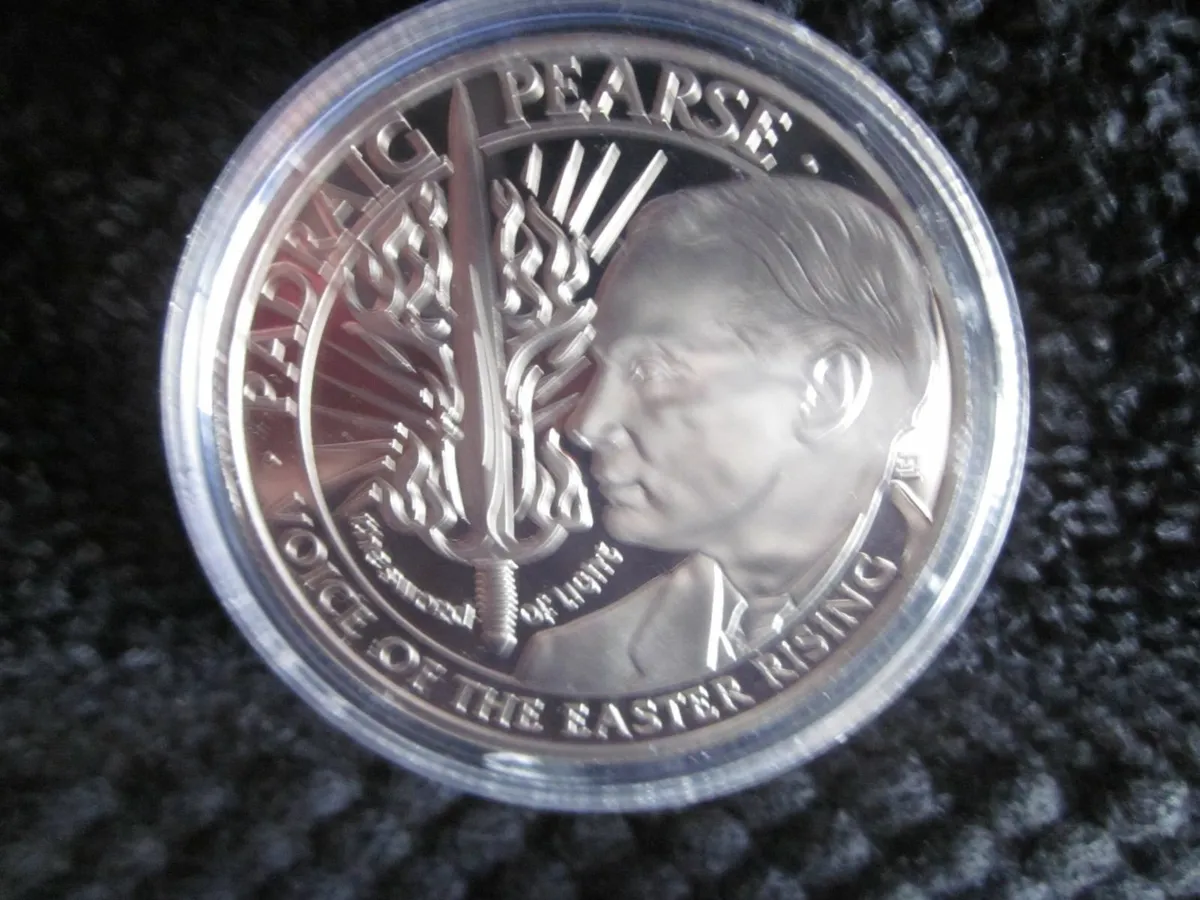 1922 Padraig Pearse Easter Rising  Silver Medal - Image 1