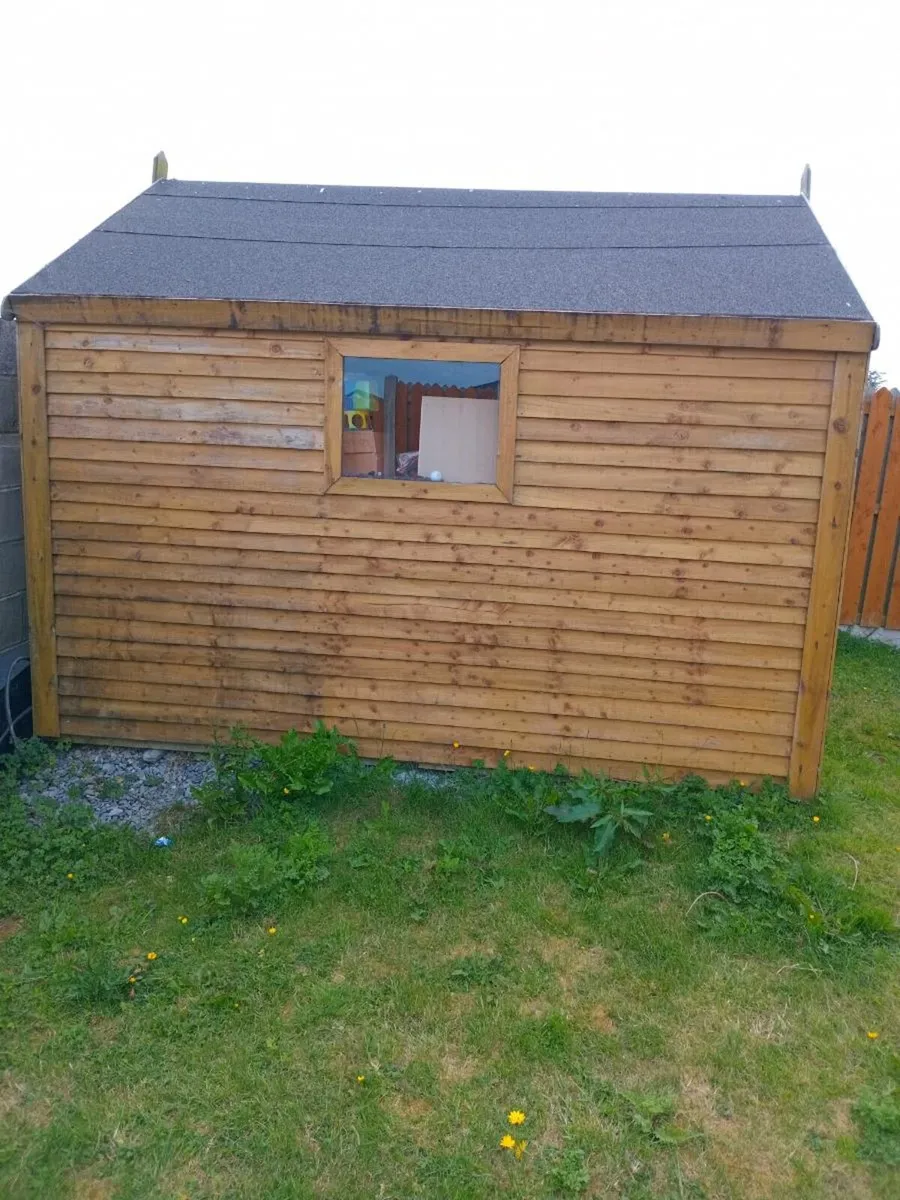 10x8 wooden shed, very good condition - Image 2
